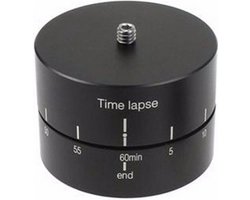 360 Timelapse rotator voor GoPro en andere camera's (max bereik 360 graden in 60 min) / HaverCo