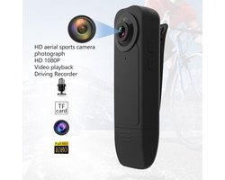 Body Camera Videorecorder 1080p Autofocus Draagbare Body Camera - 240 MAh Oplaadbare Batterij - 64 GB - Handheld Actiecamera voor Kantoor Buiten