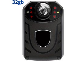 Bovista Spy Cam - Bodycam - Politie - Chest Camera - Spy Camera - Verborgen Camera - Spionage Camera - Action Camera - HD + 32GB