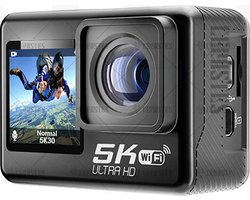 Cerastes 5K 30fps 4k 60/30fps Wifi Anti-Shake Action Camera Dual Screen Groothoek 40M Waterdichte Sportcamera vergelijkbaar met GoPro HERO 11