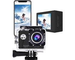 Denver Action Camera Full HD - 12MP - Foto & Video - WiFi - App - 30M Waterdicht - Incl. Accessoires - ACT5051W