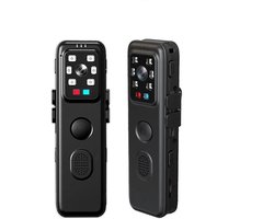 DrPhone GuardianCam – Bodycam Met Achtergronddemper – Looprecording – Infrarood Nachtvisie – Handige Statief – Inclusief Micro-SD Kaart - Zwart