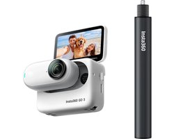 Insta360 - Action Camera - GO 3 - 64 GB - Bundel incl. Selfie Stick 18-70cm