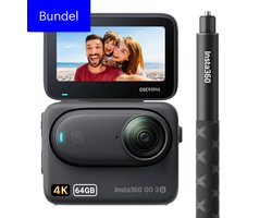 Insta360 GO3 64G Black + Selfie + Vlog Bundel