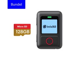 Insta360 X3 GPS Action Remote met 128GB SD Bundel - GPS tracker - voor Motor en Fiets