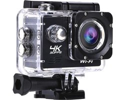 Lipa AT Q1 4K Ultra HD action camera IPS Wifi - Action cam - 4K 30 FPS - Sony IMX sensor - 24 MP - Beeldstabilisatie - 21 Accessoires - Met SD 16 GB