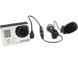 Microfoon voor GoPro (Hero 3 en 3+ / Met MINI USB aansluiting) / HaverCo