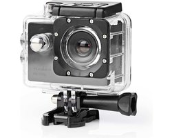 Nedis Action Cam | 720p@30fps | 5 MPixel | Waterbestendig tot: 30.0 m | 90 min | Mounts inbegrepen