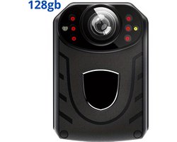 Nivard Spy Cam - Bodycam - Politie - Chest Camera - Spy Camera - Verborgen Camera - Spionage Camera - Action Camera - HD + 128GB