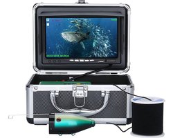 Onderwatercamera - Waterdicht - In Koffer - LCD Monitor - 7 Inch - HD 1080P - 16 GB - 15 Meter Kabel - Visserij - Geschikt voor IJs, Meer, en Boot Vissen