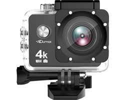 Qumax 4K Action Camera met Accessoires - Vlog Camera Actioncam - WiFi - Waterdichte Case - Afstandsbediening - Complete Set