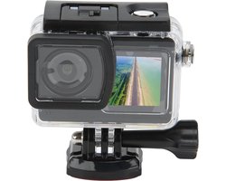 SJ8 4K 30FPS 20MP WiFi-actiecamera Dual Screen Vlog Mini DV met Touchscreen 20M Waterdichte Onderwatercamera Groothoek WiFi-sportcamera voor Reizen Fietsen Duiken Zwemmen Skiën - Beste Budget Optie. .