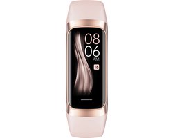 DrPhone ActiFit - 1.1'' AMOLED Scherm - Extra Lichte Activiteiten Tracker - Horloge met 25 Sportmodi - Goud