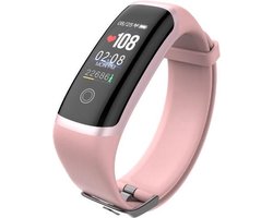 DrPhone L4 - Slanke Smartwatch - Sporthorloge + Activity tracker Voor Vrouwen Dames Horloge - Roze