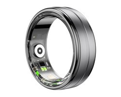 DrPhone RingSense – Smart Ring - Europese ringmaat 57 - 5ATM Waterdicht – Slaapmonitor – Hartslagmeter - SpO2 Monitor - Dagelijkse Activiteitstracking - Mobiele App – Donker Grijs