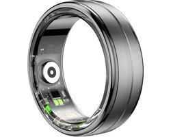 DrPhone RingSense – Smart Ring - Europese ringmaat 59 - 5ATM Waterdicht – Slaapmonitor – Hartslagmeter - SpO2 Monitor - Dagelijkse Activiteitstracking - Mobiele App – Donker Grijs