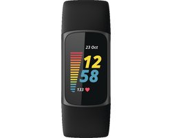 Fitbit Charge 5 - Activity Tracker - horloge met stappenteller - Zwart