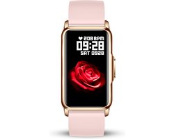 Golden Sound Activity Tracker - Stappenteller Horloge - Fitness Tracker - Smartwatch - Smartwatches - Dames - Roze