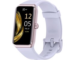 Kiraal Venture Active - AMOLED Activity Tracker - Stappenteller - Hartslagmeter - Bloeddrukmeter - Smartwatch - Waterdicht - Heren - Dames - Nederlandse Handleiding - Lila Paars