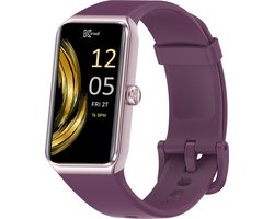 Kiraal Venture Active - AMOLED Activity Tracker - Stappenteller - Hartslagmeter - Bloeddrukmeter - Smartwatch - Waterdicht - Heren - Dames - Nederlandse Handleiding - Paars