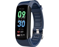 Royal supplies GM20- Stappenteller - Activity Tracker - 2024 model - Fitness tracker - Smartwatch - Screenprotector- Blauw