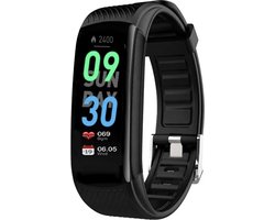 Royal supplies GM20- Stappenteller - Activity Tracker - Fitness tracker - 2024 model - Smartwatch - Screenprotector- Zwart