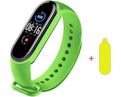 Royal supplies M5- Stappenteller - Activity Tracker - Fitness tracker- Smartwatch - Screenprotector- Groen