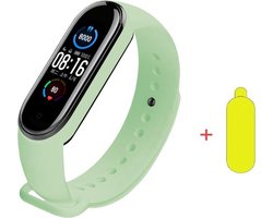 Royal supplies M5- Stappenteller - Activity Tracker - Fitness tracker- Smartwatch - Screenprotector- Lichtgroen