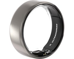 Ultrahuman Ring Air - Raw Titanium - Ringmaat 14 - Smart Ring - Slaap Tracking - Hartslag & Temperatuur Monitoring, Volg Slaap, Beweging & Herstel