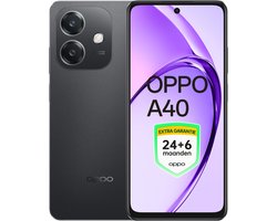 OPPO A40 4+128 - Sparkle Black - Extra Garantie 24+6 Maanden!