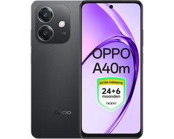 OPPO A40m 8+256 - Sparkle Black - Extra Garantie 24+6 Maanden!