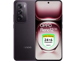 OPPO Reno12 5G - 12+256GB - 24+6 maanden extra garantie - Black Brown - Ai Phone