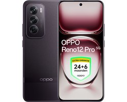 OPPO Reno12 Pro 5G - 12+512GB- Extra Garantie 24+6 Maanden - Nebula Black- Ai Phone