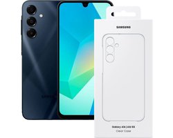 Samsung Galaxy A16 4G (LTE) - 128GB + Clear Case - Zwart