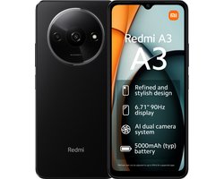 Xiaomi Redmi A3 128GB - Midnight Zwart