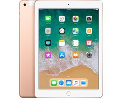 Apple iPad (2018) - 9.7 inch - WiFi + 4G - 32GB - Goud