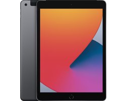 Apple iPad (2020) - 10.2 inch - WiFi + 4G - 128GB - Spacegrijs