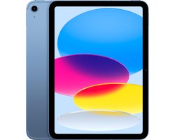 Apple iPad (2022) - 10.9 inch - WiFi + 5G - 256GB - Blauw