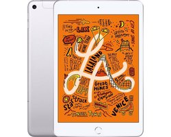 Apple iPad Mini (2019) - 7.9 inch - WiFi + 4G - 256GB - Zilver