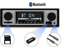 1-Din Autoradio | Bluetooth & USB | Klassiek