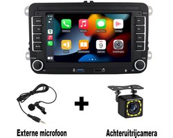 2024 Android Radio - Volkswagen Polo - Apple CarPlay - Android Auto - Achteruitrijcamera - Externe Microfoon - Android 13.0 - 2 RAM + 32 GB | Ook geschikt voor Seat en Skoda