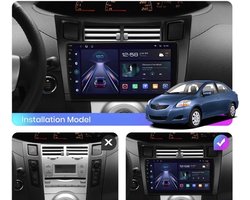 Android Navigatie Radio geschikt voor Toyota Yaris 2005-2012 met Apple Carplay en Android Auto