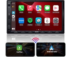 ATOTO - F7 WE - Dubbele DIN Media-ontvanger - 7-inch Touchscreen - Draadloze CarPlay & Android Auto