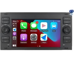 Auto Multimedia Speler - Voor Ford Focus 2007 - 1GB16GB - Carplay Scherm - Navigatiesysteem Auto - Multimedia Autoradio - Zwart