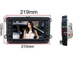 Auto Radio 510RNS Android  Volkswagen Polo Golf / Seat /Skoda Bluetooth Navigatie maps Europa