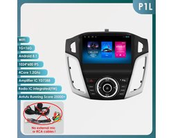 Autoradio - Android Auto - Bluetooth Radio - Ford Focus 3 2011-2019