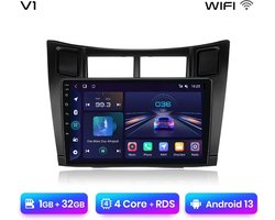 Autoradio - Android Carplay - Bluetooth Radio - Toyota Yaris 2005 - 2012