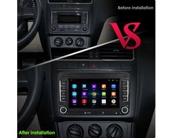 Autoradio Apple Carplay, Android Voor Volkswagen Golf 5 6 Polo Passat B6 B7 Cc Skoda Jetta Universele Muiltmedia Carplay Wifi Gps Navigatie