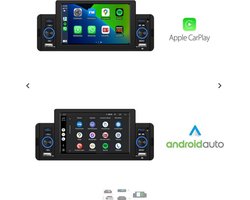 Autoradio LAKRO - Apple Carplay - Android Auto - Bluetooth - Usb - Camera uitgang INCL MICROFOON