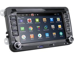 Boscer® Autoradio - Geschikt voor Volkswagen, Skoda & Seat - Android 11 - Navigatiesysteem - 7 inch HD scherm - Achteruitrijcamera